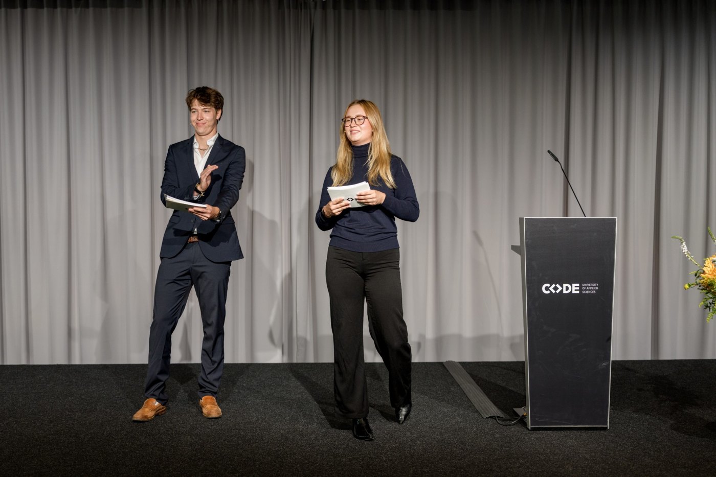 Hosting the CODE University graduation